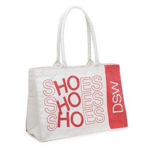 DSW | NWOT Large Holiday Tote Bag